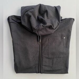 VUORI Men's Gray Full Zip Hoodie
